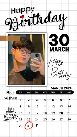 30 MARCH HBD 2026