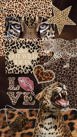 fond ecran leopard