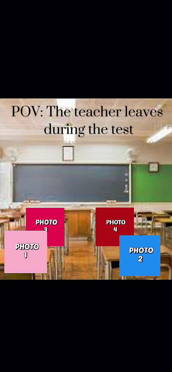 The teacher leaves 