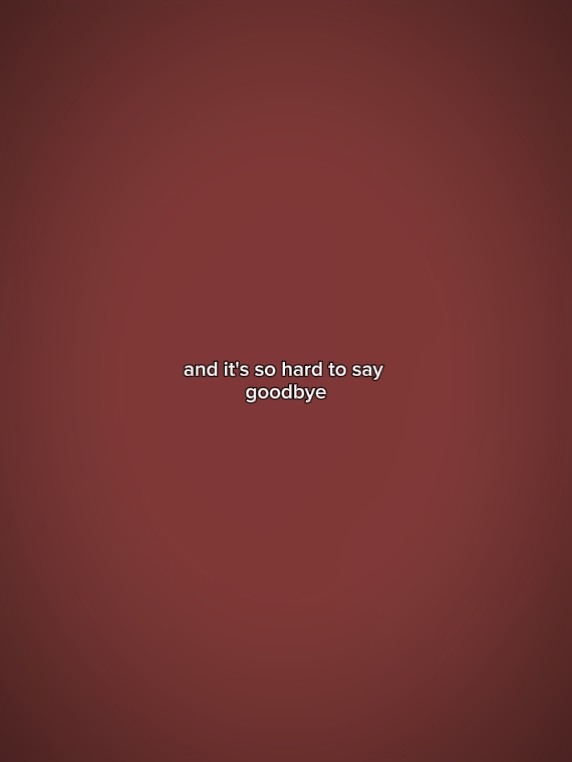 it's so hard to say