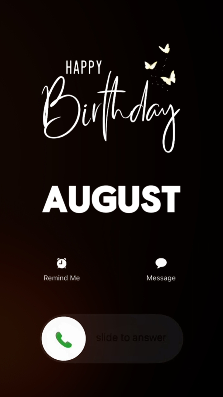 FELIZ ANIVERSÁRIO AGOSTO