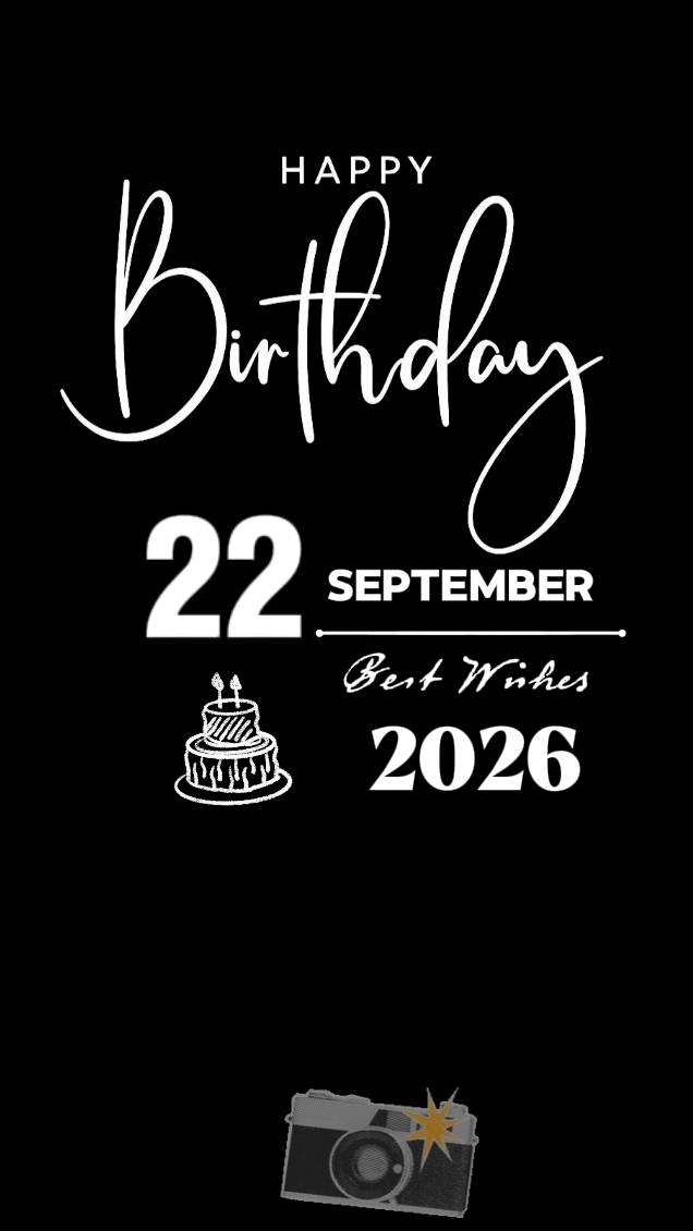 22 September b'day 