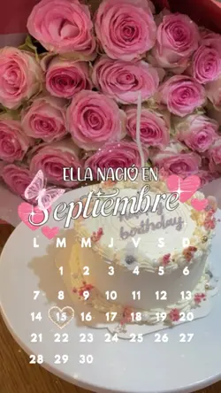 Nació en Septiembre 