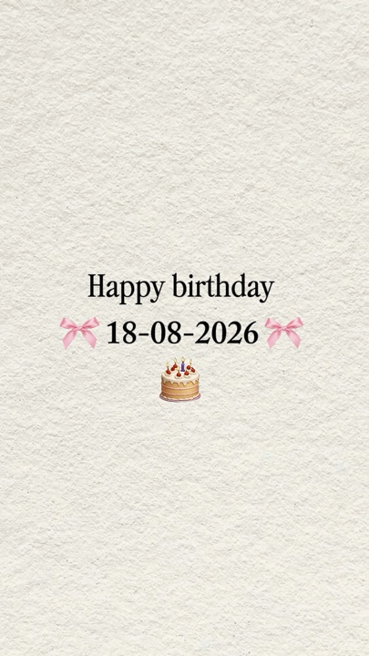 HBD SON 18 AUGUST 
