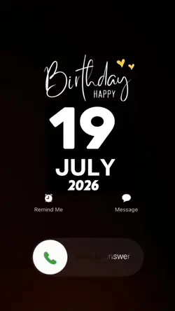 Hbd 19 July 2026
