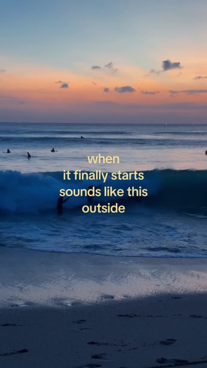 when it finally 
