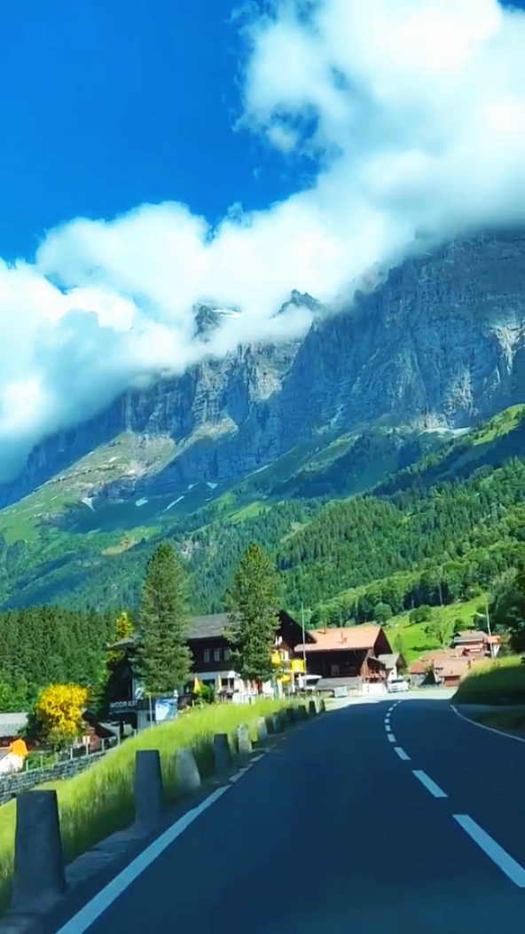 on the road