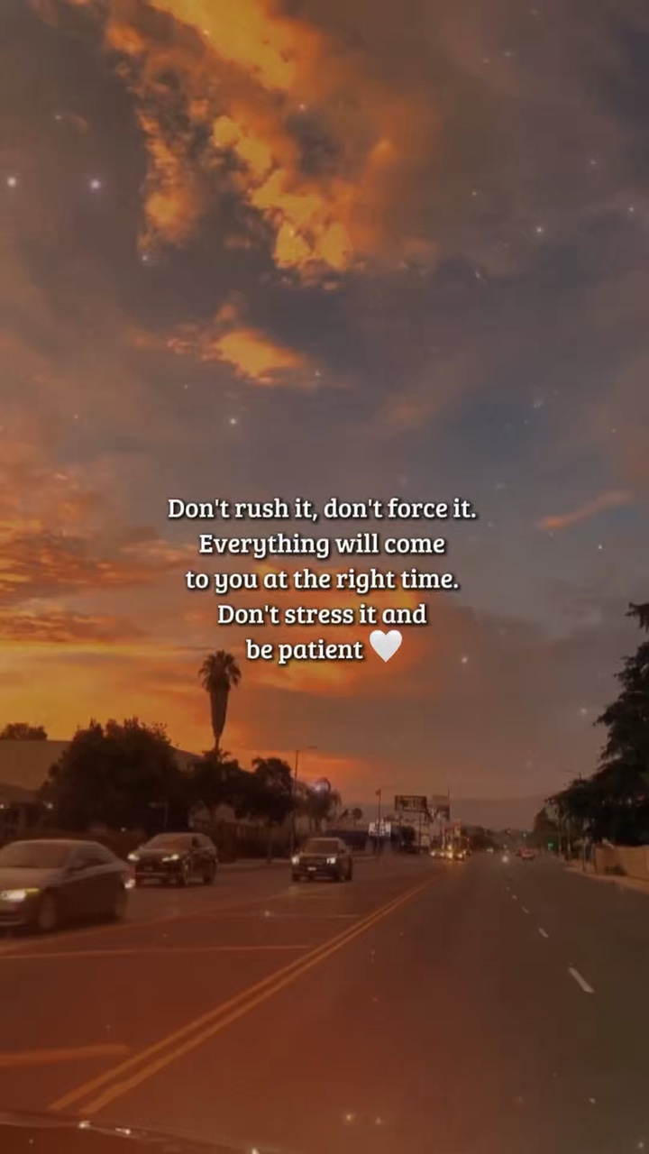 No te apresures