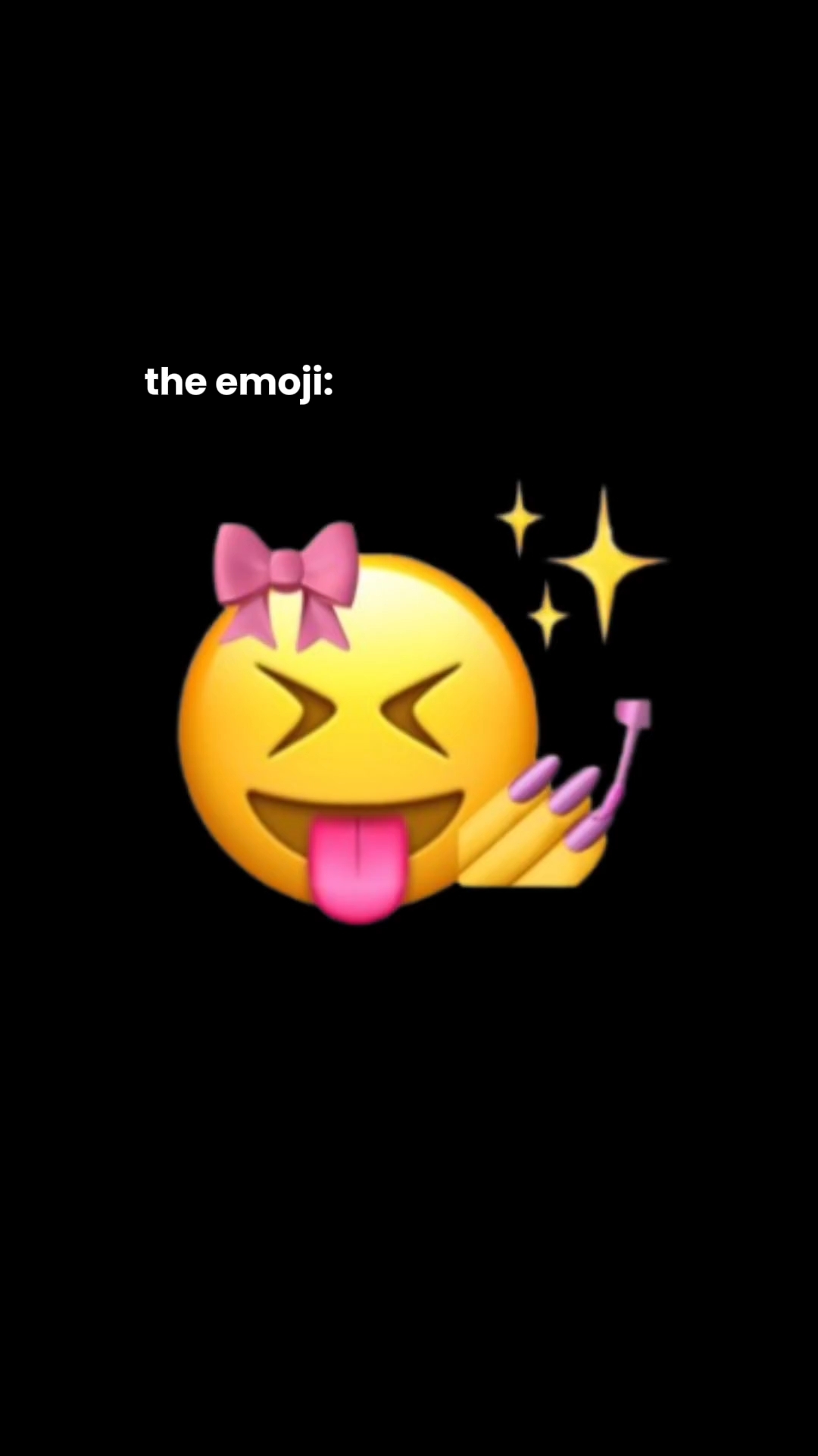 O emoji meu rosto 