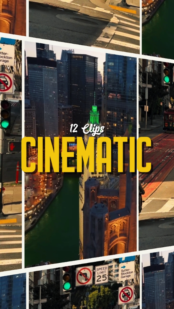 12 CLIPS CINÉMATIQUES