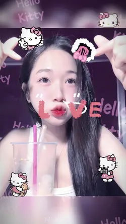 Ghép ảnh hello kitty