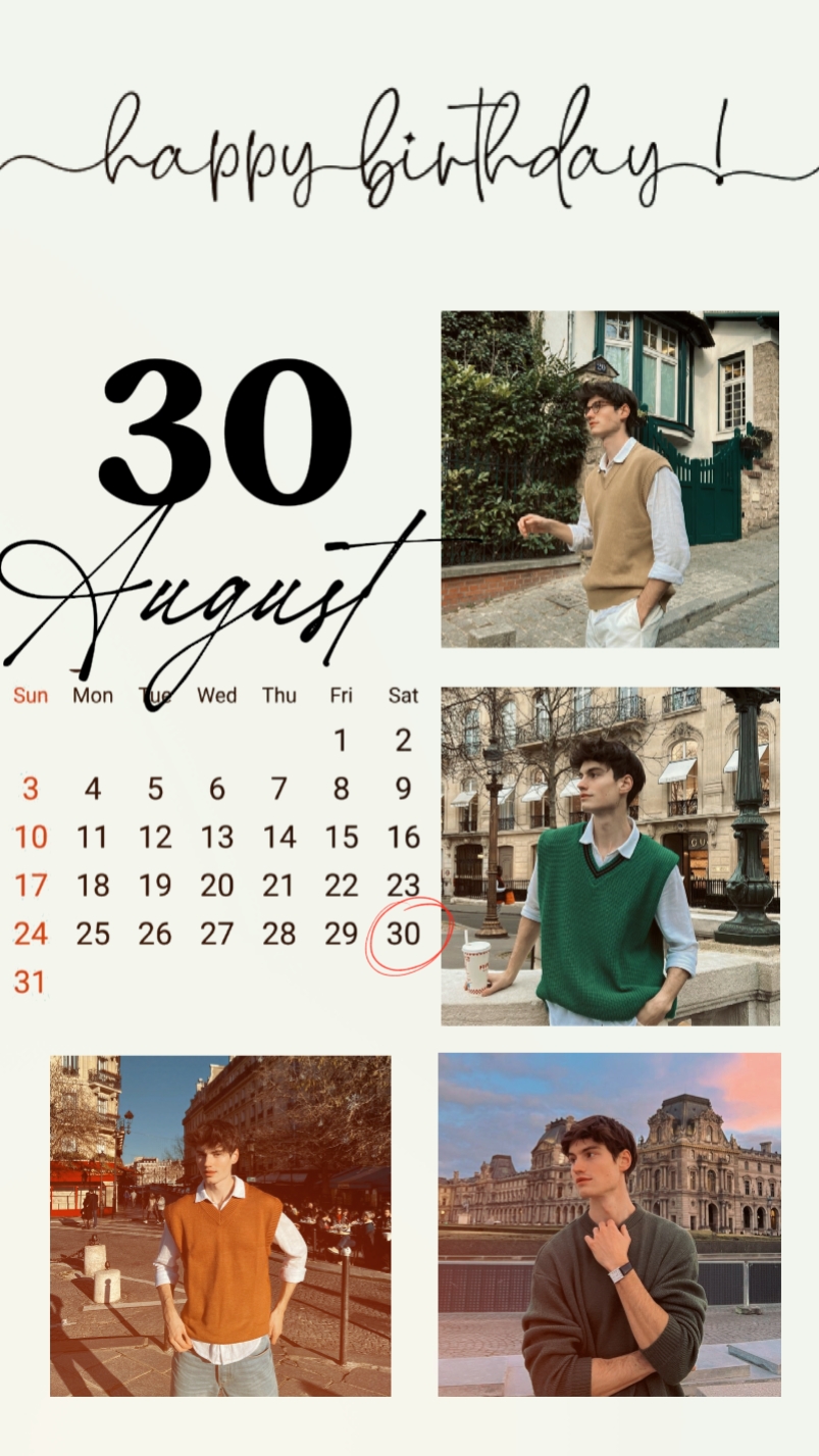 ANNIVERSAIRE 30 AOÛT