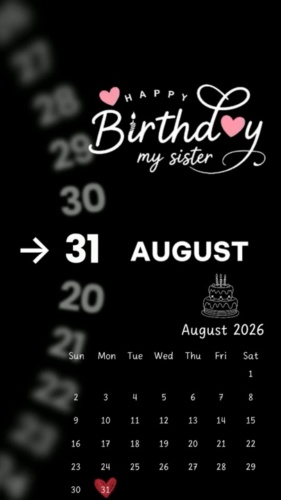BIRTHDAY SISTER 