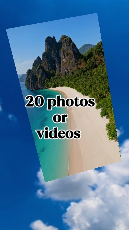 20 foto atau video 