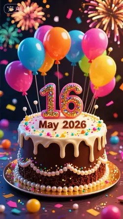 Birthday 16 May 2026