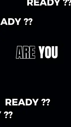 Are You Ready 