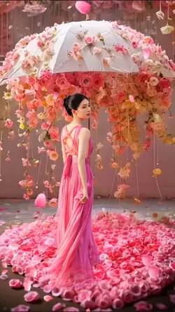 In the flowers