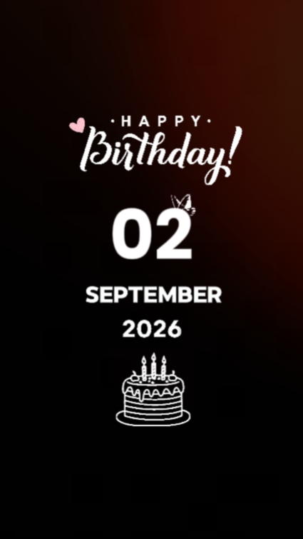 Aniversário pai 2 de setembro