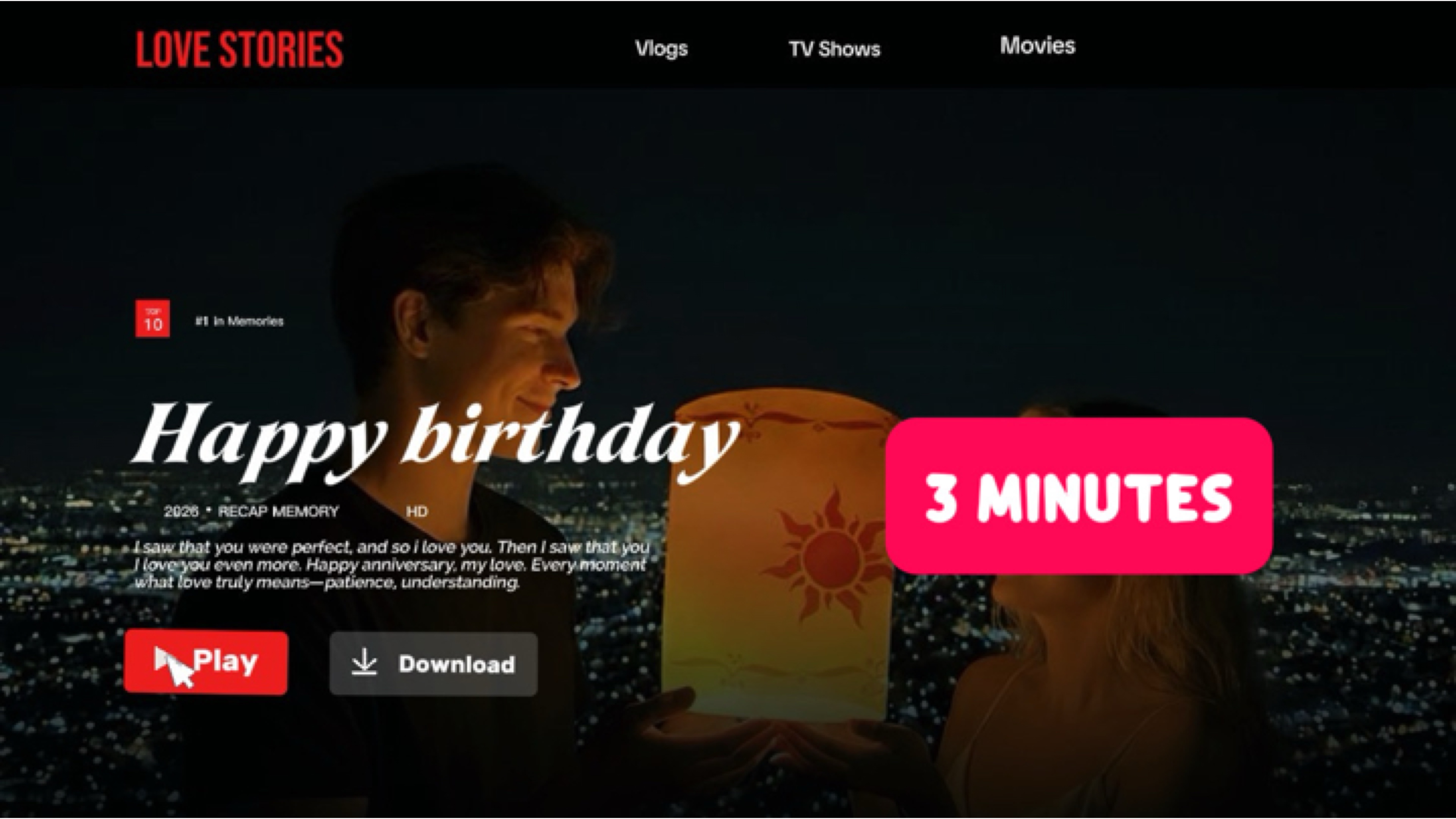 NETFLIX | 3 MINUTES