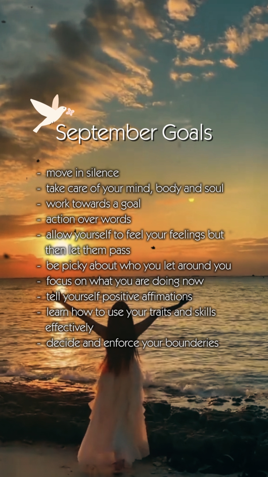 Objectifs de septembre