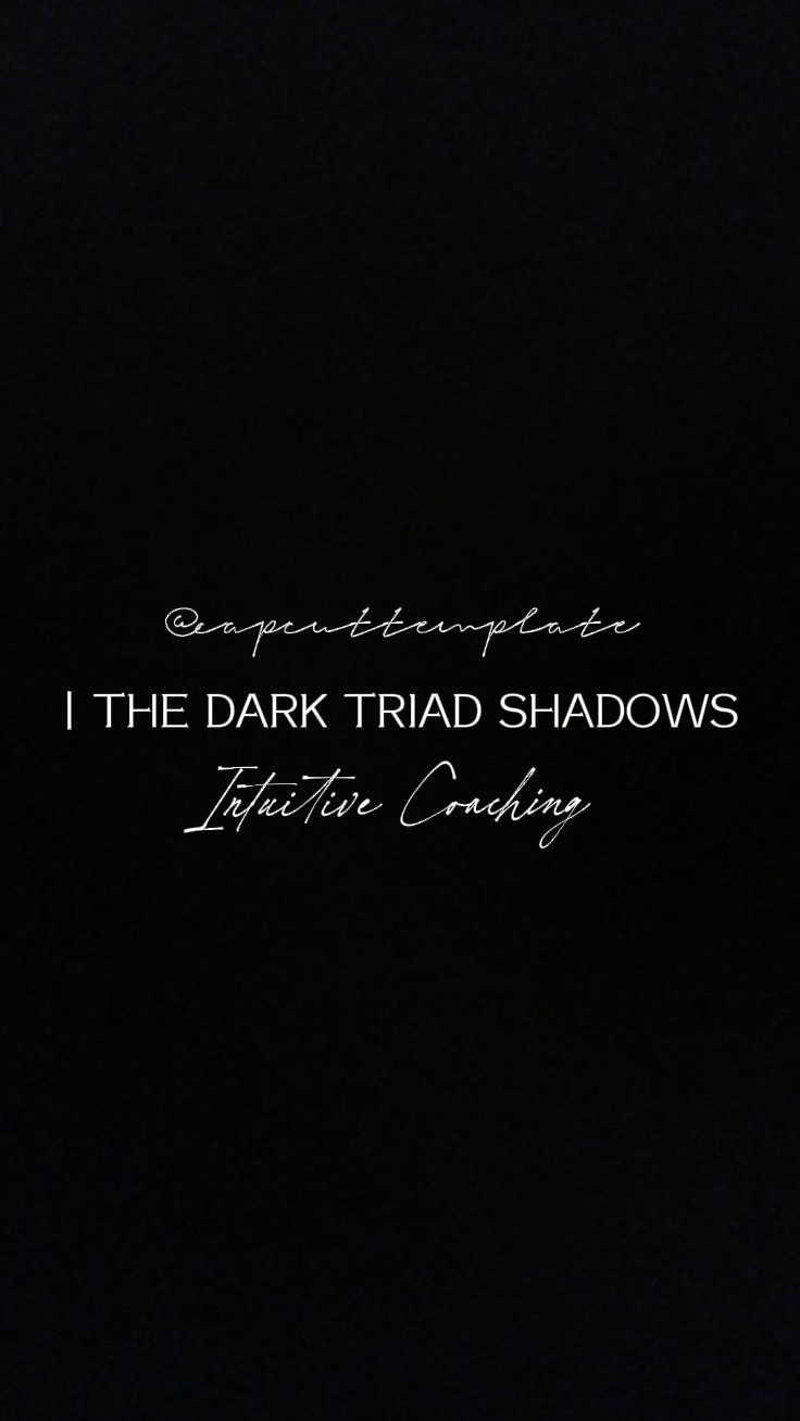 Dark Triad shadow 