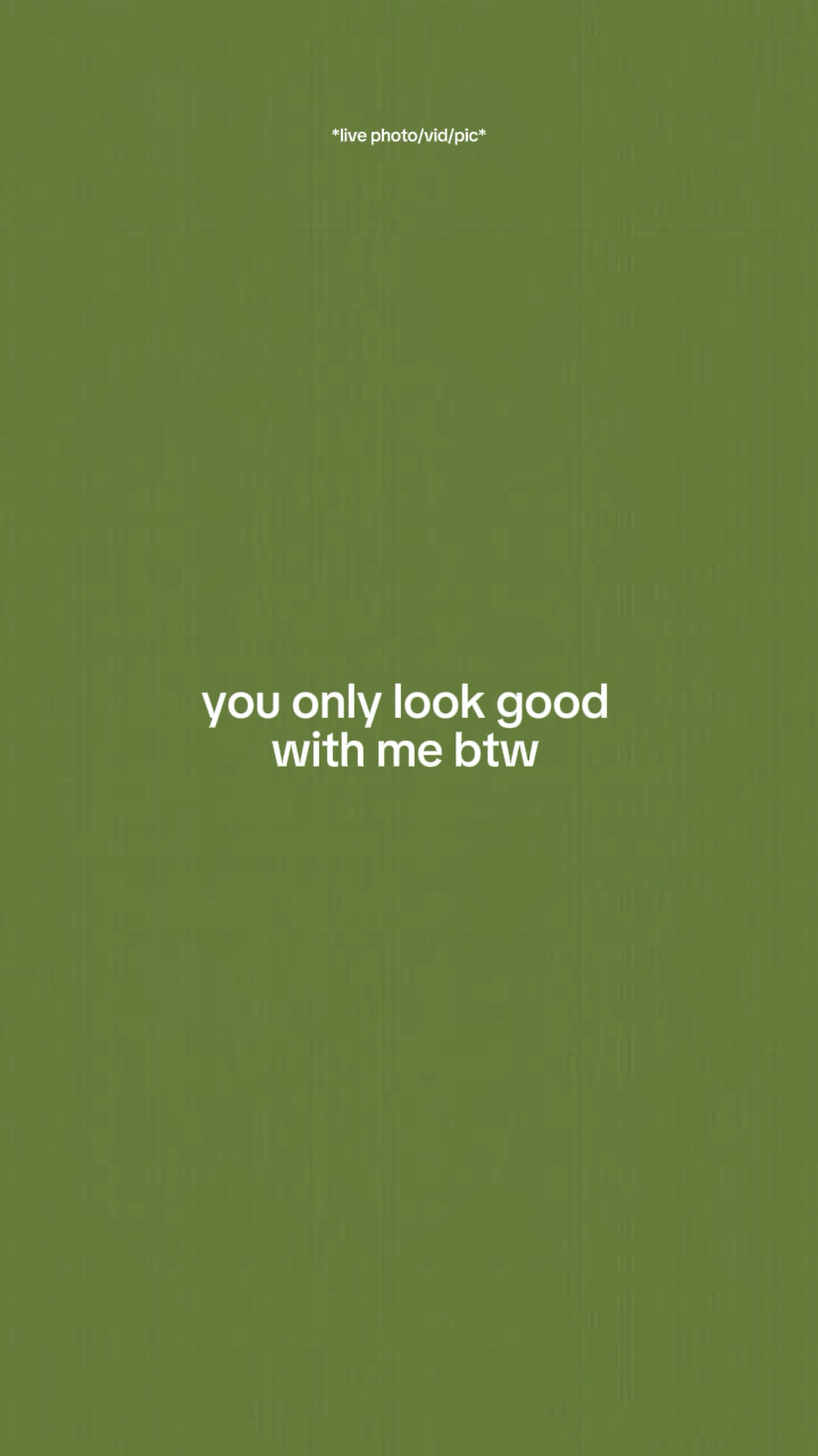 you only look good 