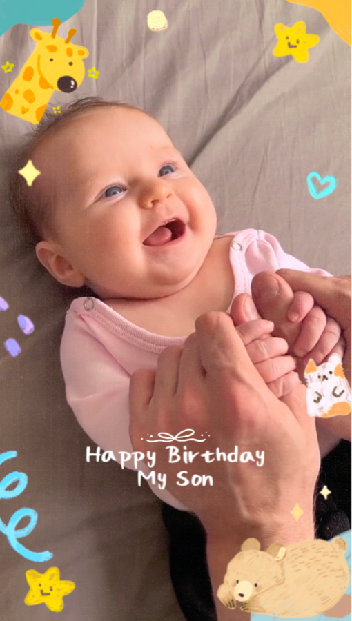 Happy birthday baby.