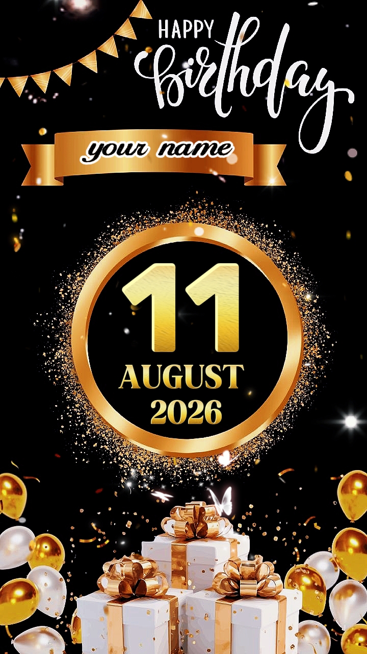 HBD 11 August 2026