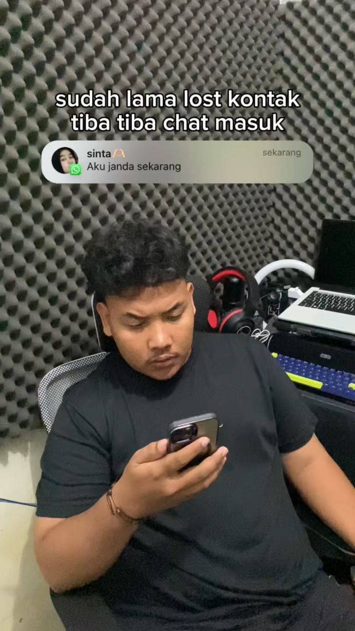 tiba" chat masuk