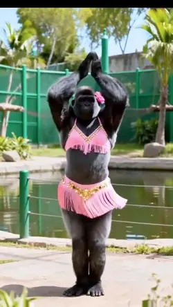 Prang joget gorila