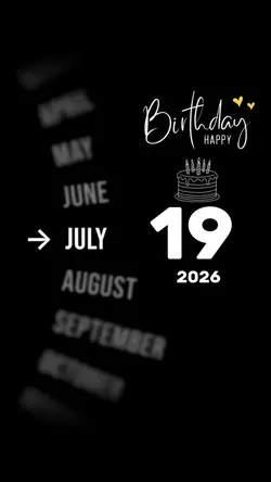 Hbd 19 July 2026