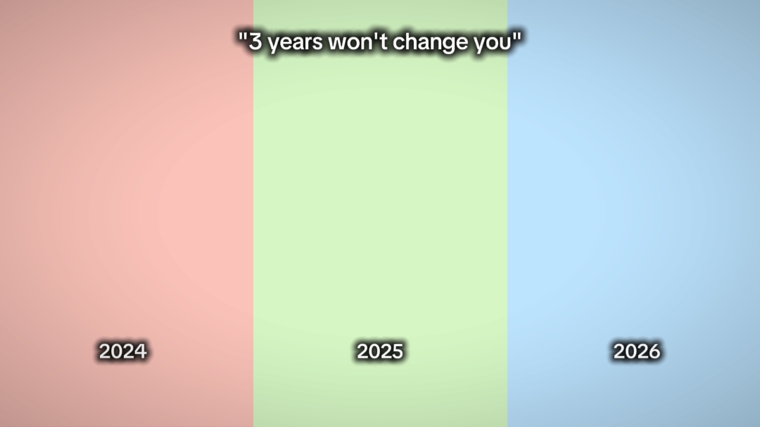 3 ans ne changeront pas