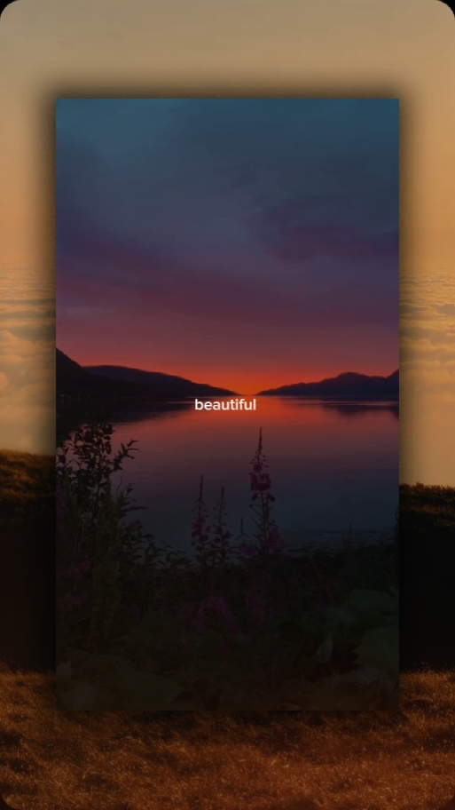 beautiful sunset 