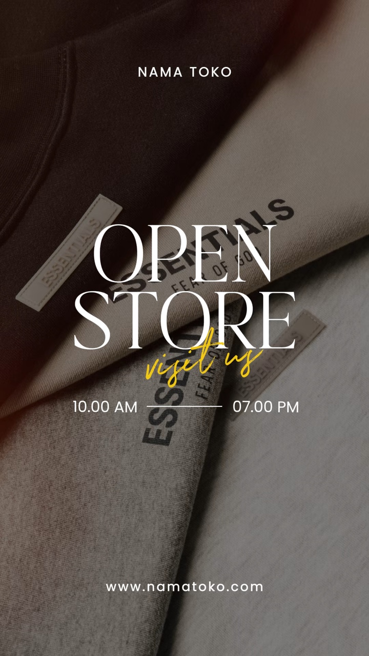 Historia: tienda abierta