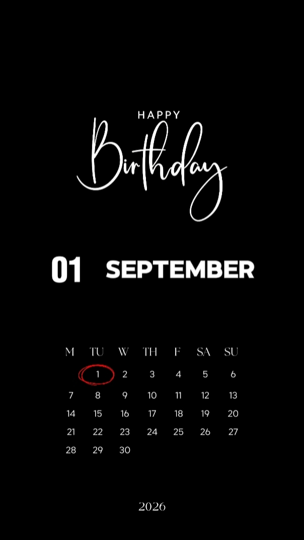 ulang tahun 1 september