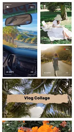 vlog collage