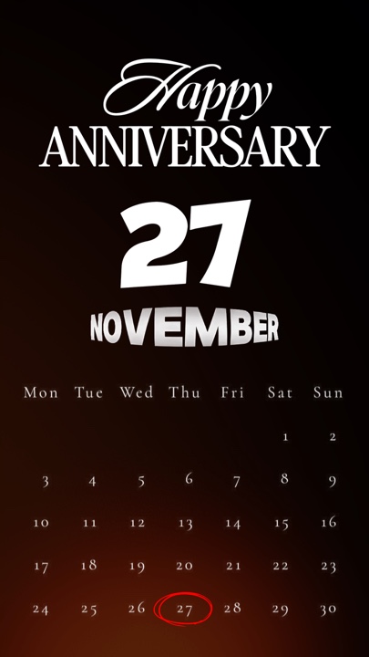Anniv 27 de noviembre 