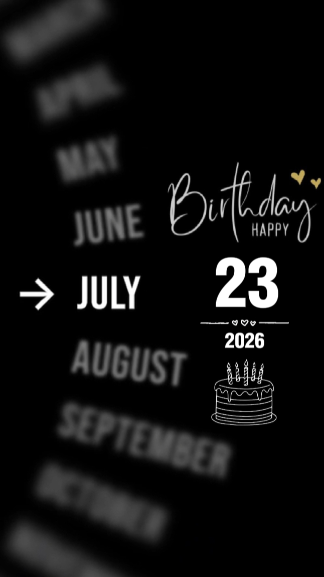 BDAY SON 23 JULY