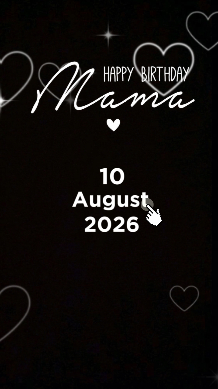 HBD MOM 10 AUGUST 