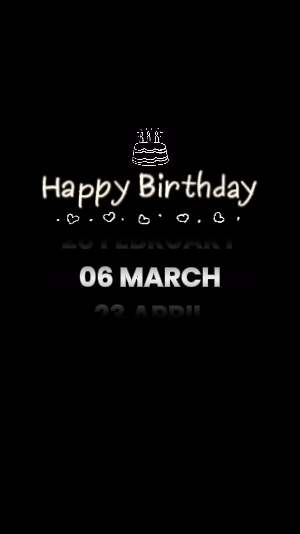 ANNIVERSAIRE 06 MARS 