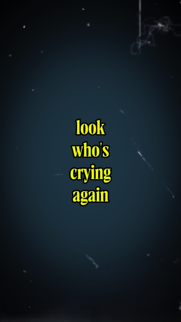 crying again