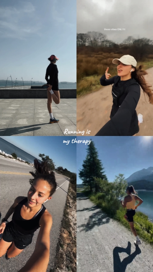 Correr é minha terapia