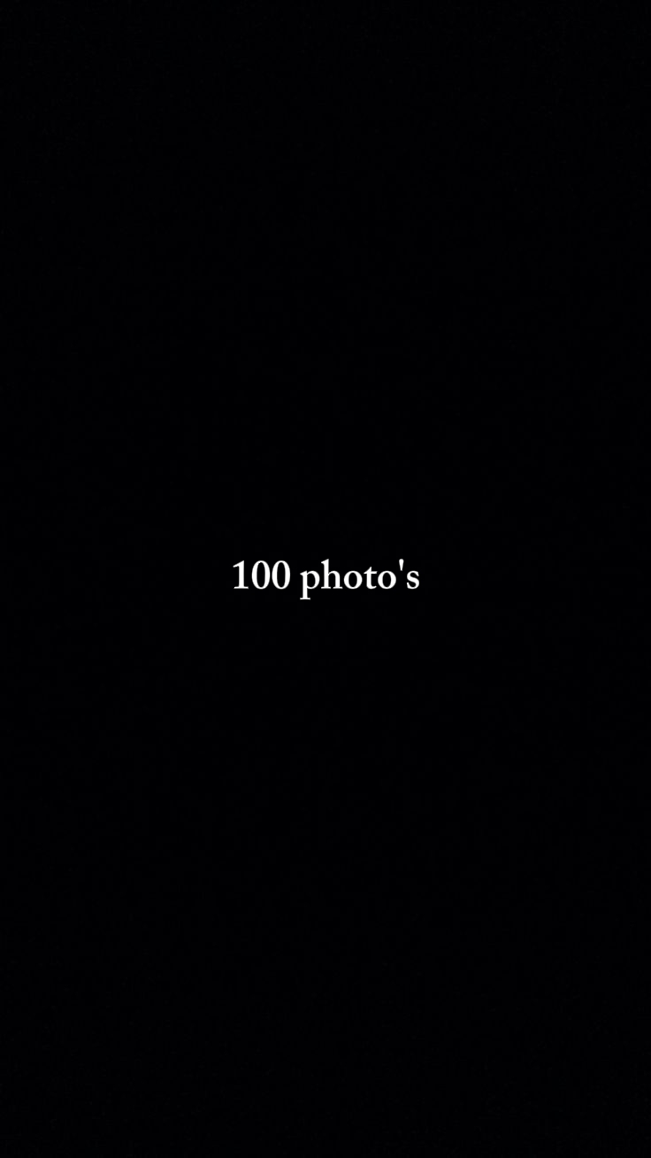 100 photo's?
