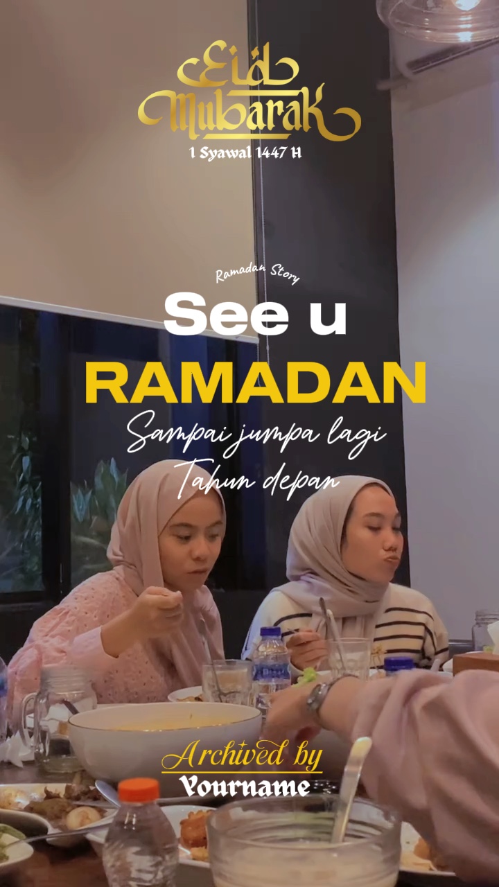 Terima kasih Ramadhan