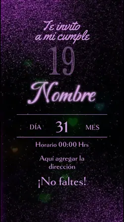 Invitación de cumple