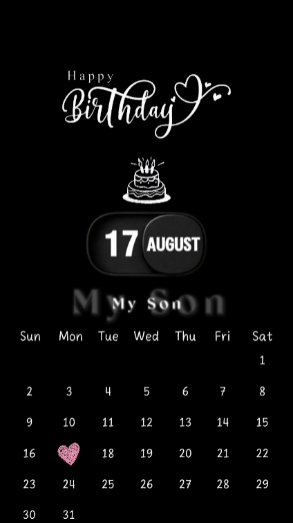 Hbd daughter 17 augu