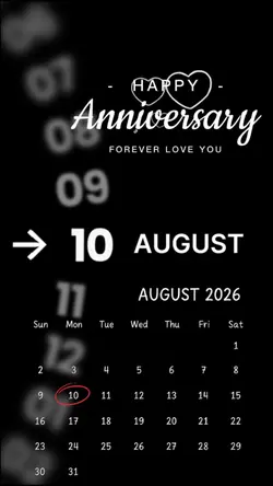 ANNIV 10 AUGUST 2026
