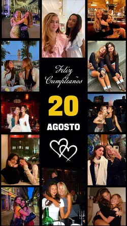 Cumpleaños de 20 agost