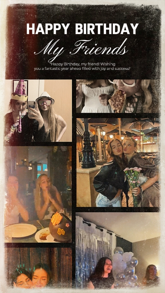 happy bday friends