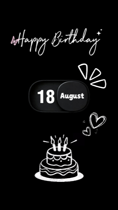 Birthday 18 August